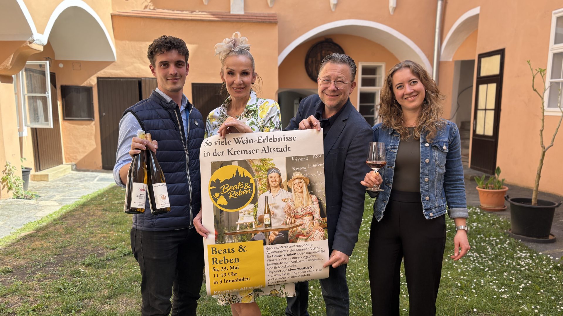 Beats & Reben: Krems feiert Premiere für neues urbanes Genuss-Event