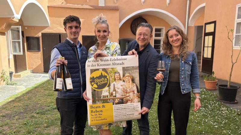 Beats & Reben: Krems feiert Premiere für neues urbanes Genuss-Event