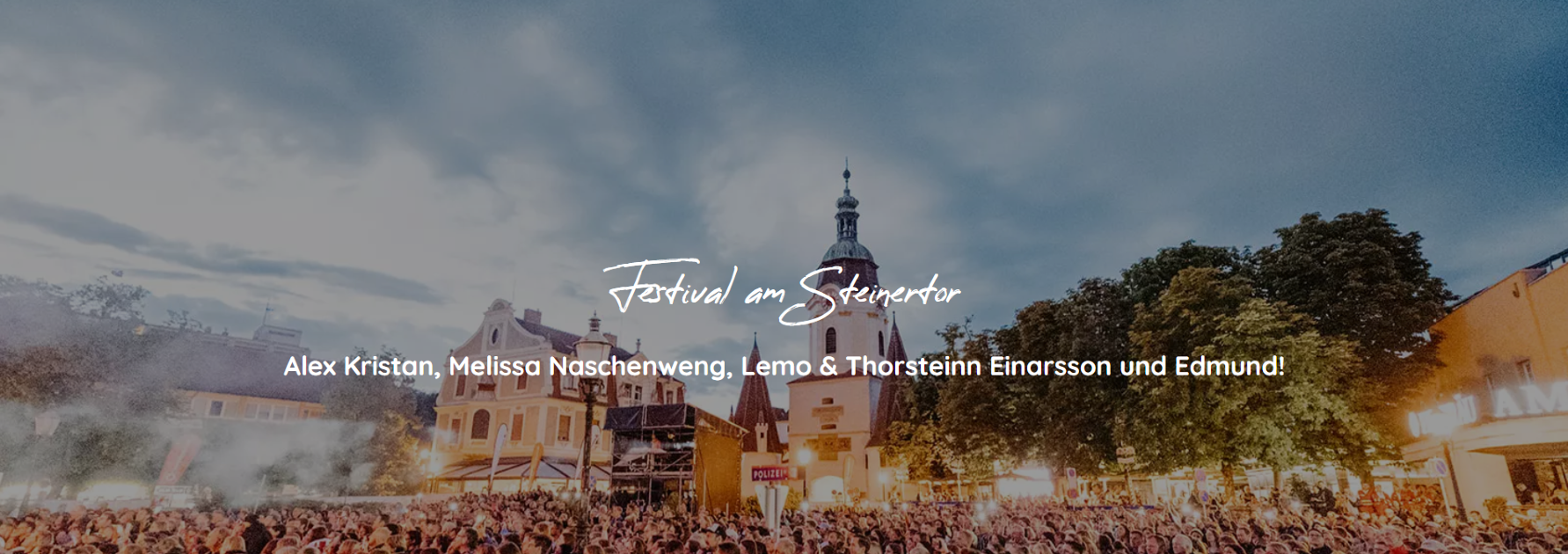Stadtradio 1 live erleben: Am Festival am Steinertor 2026!
