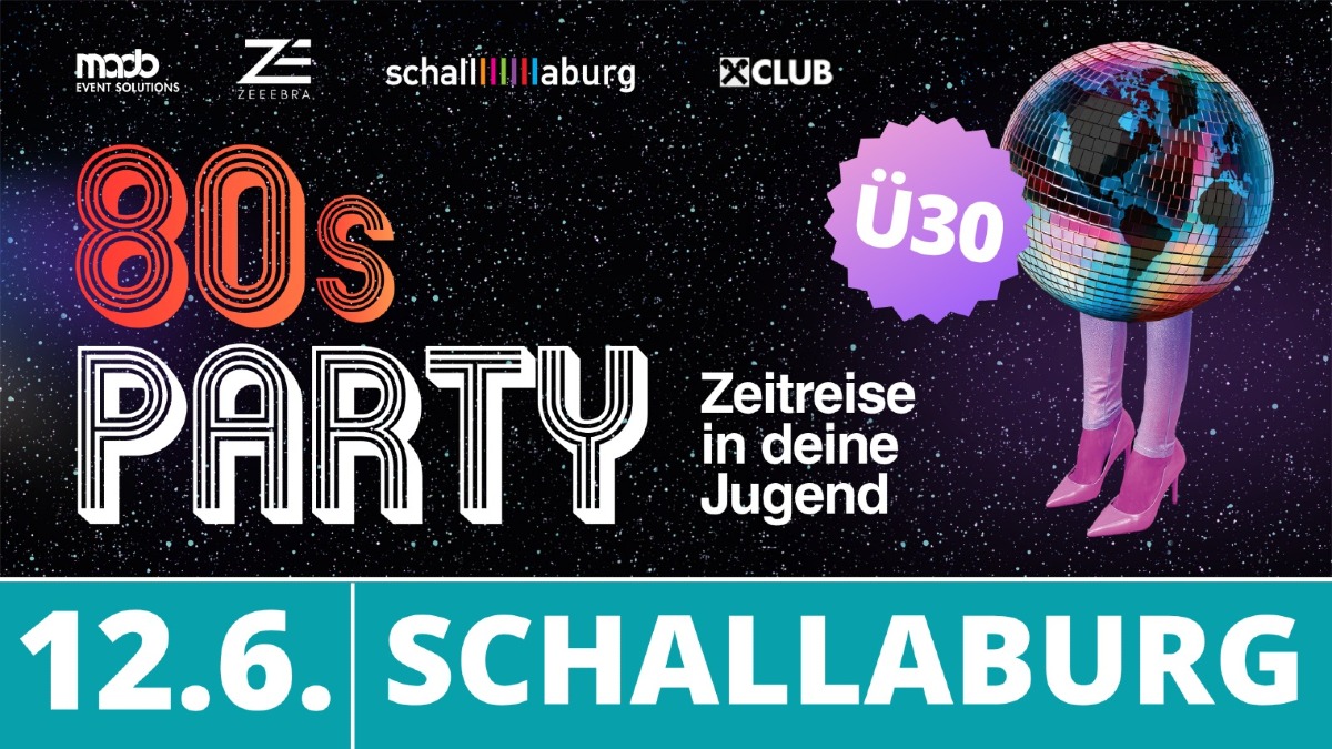 Zurück in die Zukunft: Stadtradio 1 überträgt die legendäre 80s-Party live von der Schallaburg!