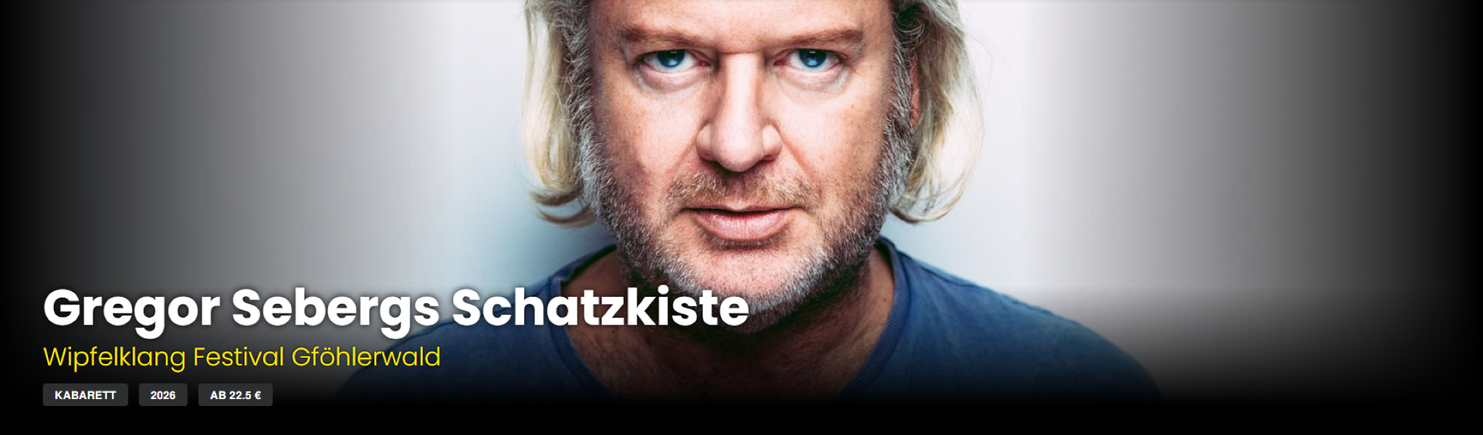 Gregor Sebergs Schatzkiste - Wipfelklang Festival Gföhlerwald