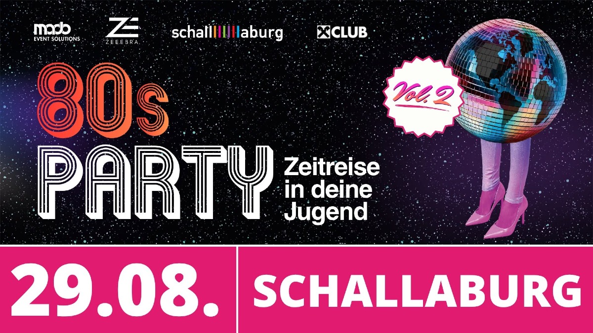 Zurück in die Zukunft: Stadtradio 1 überträgt die legendäre 80s-Party Vol. 2 live von der Schallaburg!