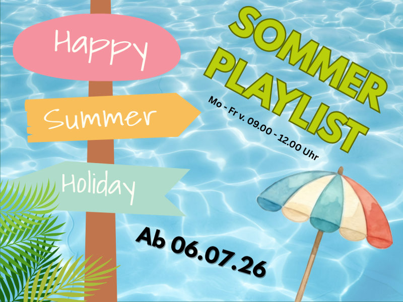☀️ Euer Sommer, Euer Sound: Die Stadtradio 1 Sommerplaylist ist zurück! ☀️