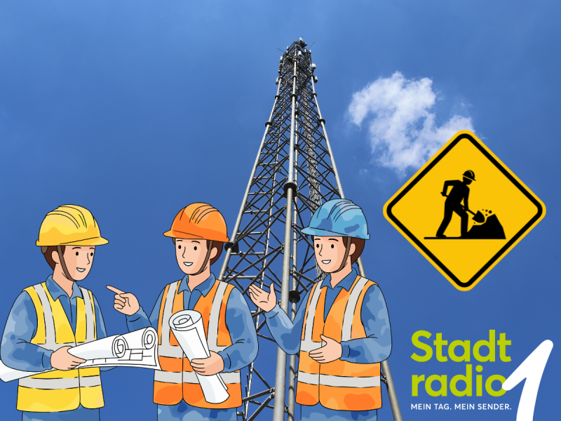 Wartungsarbeiten an der Sendeanlage Feuersbrunn (100,4 MHz)